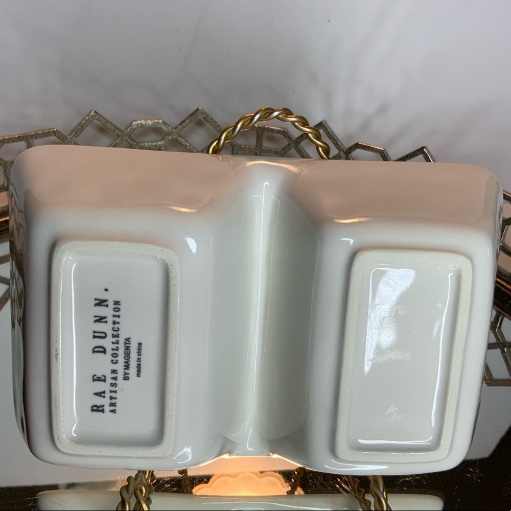Rae Dunn Divided Dish Bowl Server #M045 - Picture 4 of 5